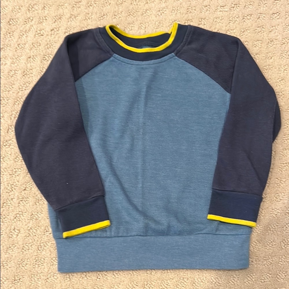Old Navy Blue Color-Blocked Sweater